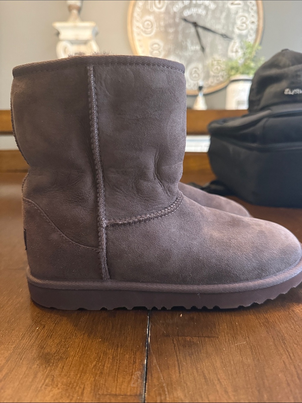 Ugg Kids Classic Suede Winter Boot - Brown